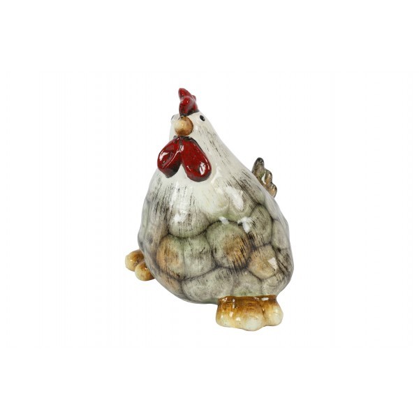Keramická slepice Tim L 19 cm