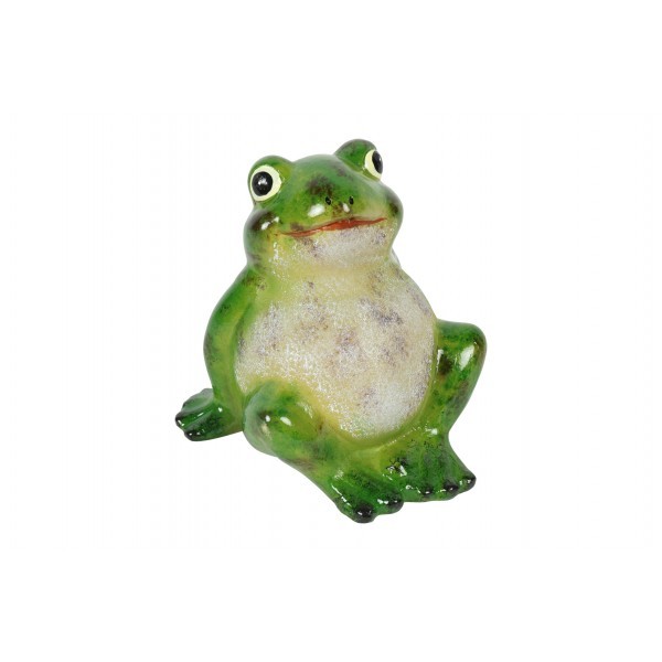 LED Žába z polystonu 18 cm