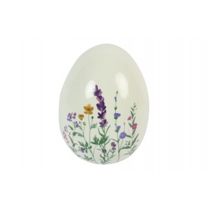 Keramické vejce Camila M – bílé, 16,5 cm