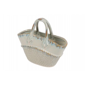 Keramická váza ve tvaru kabelky Birgit S – 23 x 19 cm