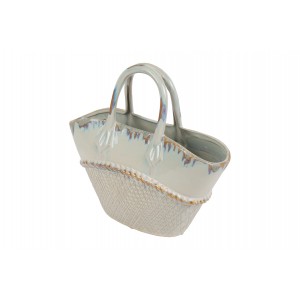 Keramická váza ve tvaru kabelky Birgit L – 32 x 29 cm