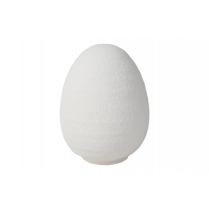 Keramické vajíčko Aly L – bílé, 16 cm