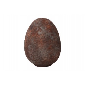 Keramické vajíčko Aly L – rezavé, 16 cm