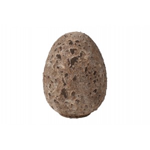 Keramické vejce Aly S šedé, 10,5 cm