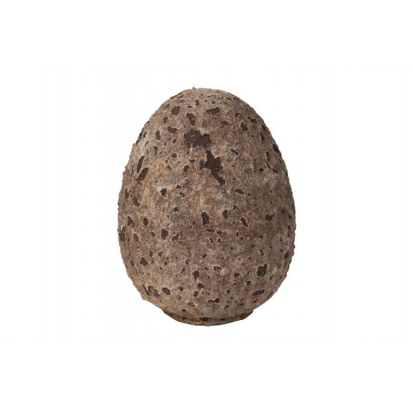 Keramické vejce Aly L šedé, 16 cm