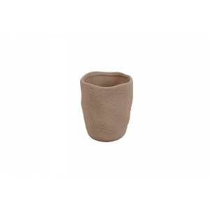 Keramický květináč Ramona S, béžový, 19 cm