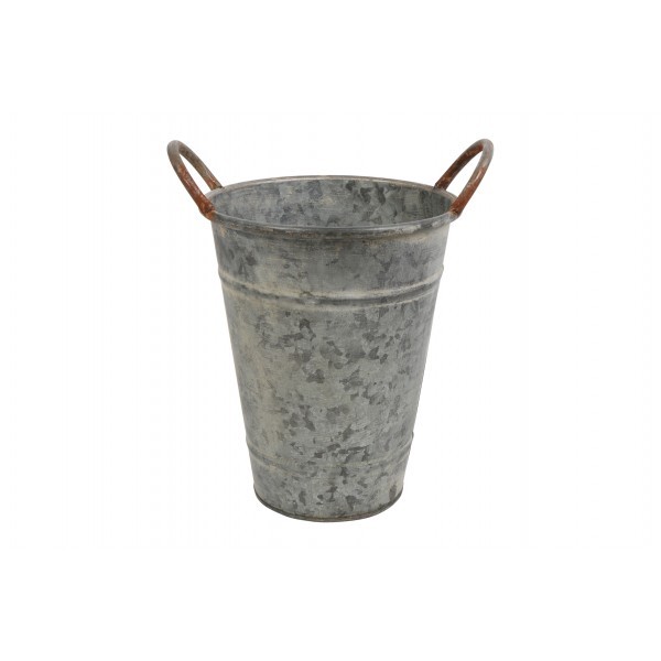 Kovová váza s uchy Lena S, 25 cm