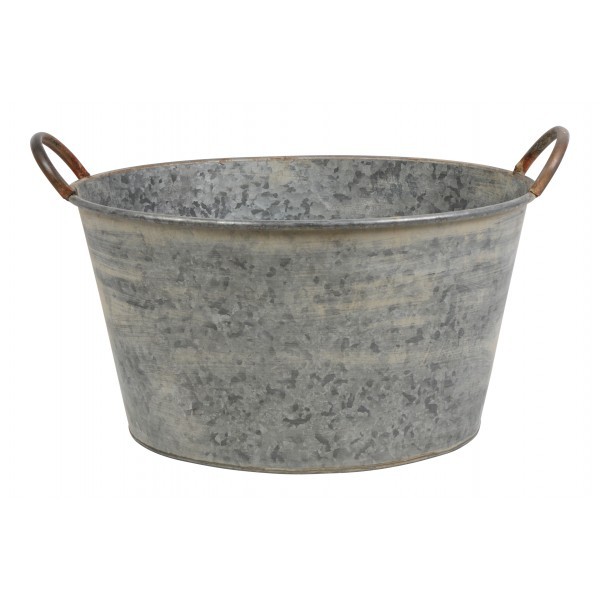 Oválná kovová nádoba s uchy Lena L, 23,5 cm