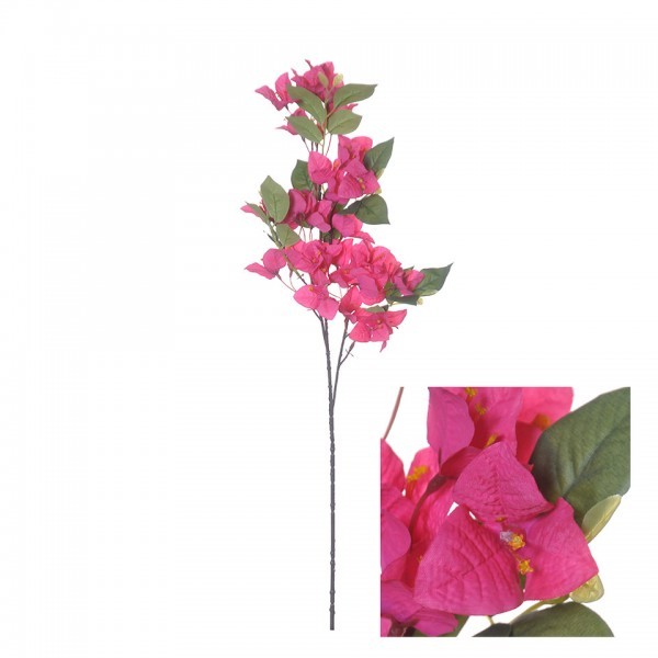 Umělá květina – Bougainvillea, 76 cm, fuchsiová