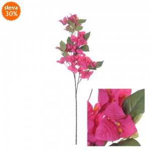 Umělá květina – Bougainvillea, 76 cm, fuchsiová