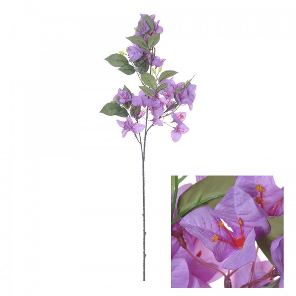 Umělá květina – Bougainvillea, 76 cm, lila
