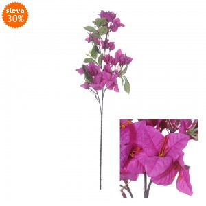 Umělá květina – Bougainvillea, 76 cm, fialová