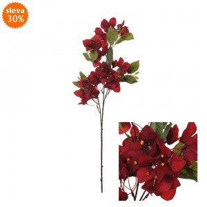 Umělá květina – Bougainvillea, 76 cm, tmavě vínová