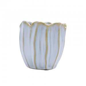 Keramický květináč Pellana světle modrý, 8 x 8 cm