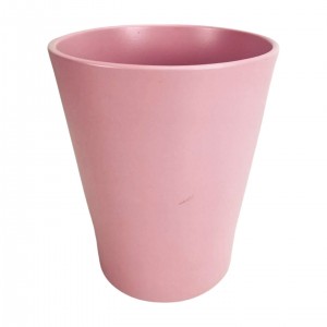 Keramický květináč na orchideje Merina Pretty 15x13 cm světle růžový matný, 2. jakost