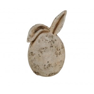 Cementové vajíčko s ušima – 18 × 18 × 26,5 cm