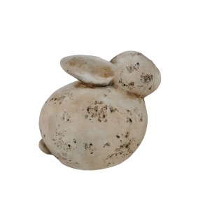 Cementový zajíček s patinou – 21 × 14 × 17 cm