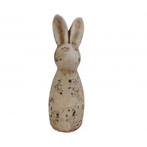 Cementový zajíček s patinou 25,5 cm