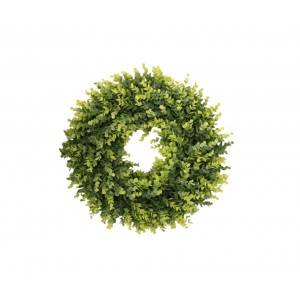 Dekorativní plastový věnec – svěže zelený (Ø 50 cm)