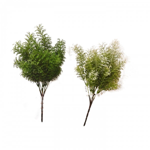 Umělá větvička pelyňku mix barev 37 cm, sada 12 ks