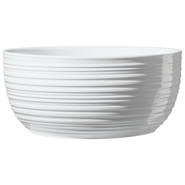 Bílý keramický květináč Bergamo 16 x 8 cm