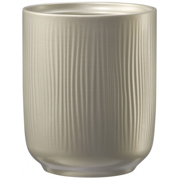 Keramický květináč Falun, metalický, 13 x 15 cm
