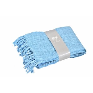 Pléd modrý 130 × 170 cm 