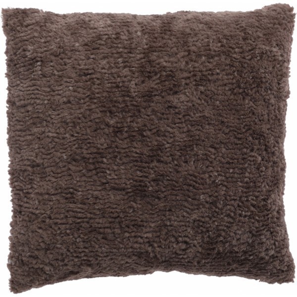 Dekorační polštář 45 × 45 cm - hnědý