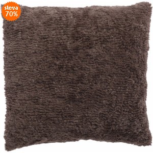 Dekorační polštář 45 × 45 cm - hnědý