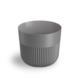 Plastový květináč Alia šedý popel 170 mm