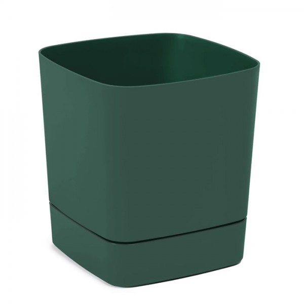 Plastový květináč s podmiskou CLIMA 160×160 mm – avokádo