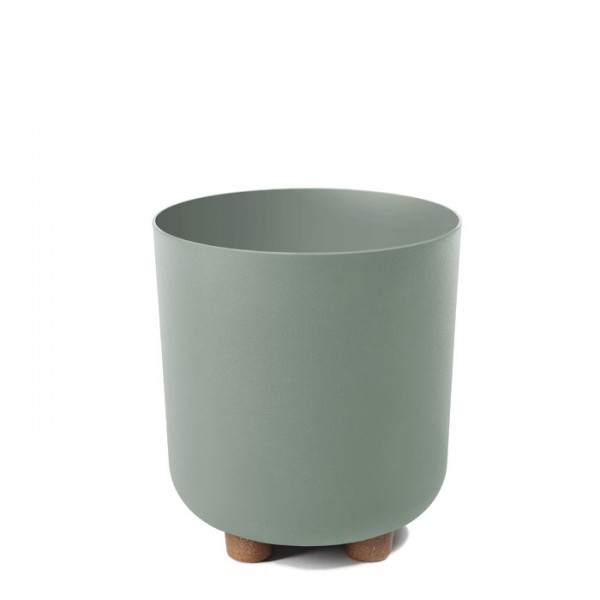 Plastový květináč SOFIA šedozelený 242 mm