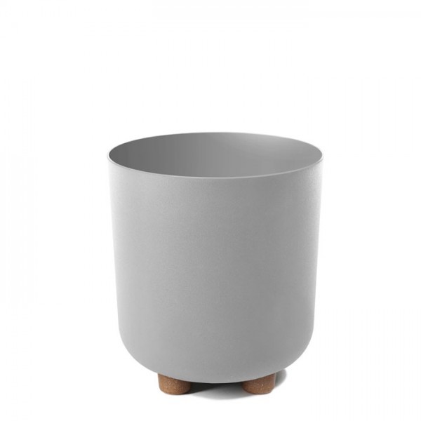 Plastový květináč SOFIA šedý 242 mm