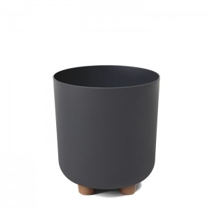 Plastový květináč SOFIA antracit 242 mm