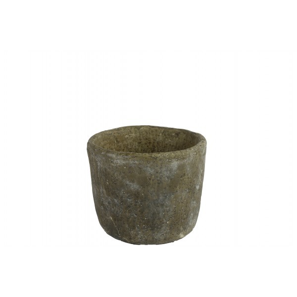 Betonový květináč Anton S – šedý  14,5 cm