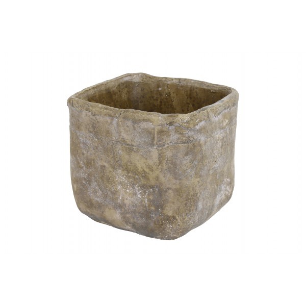 Betonový květináč Anton L – šedý 12,5 cm