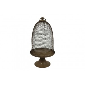 Rezavý kovový svícen Bamhi S – 30 cm