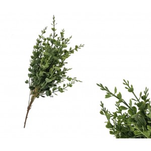 Eukalyptus s lístky heart leaf – světle zelená, plastová, 70 × 53 cm