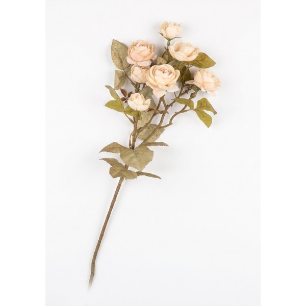 Umělá kytice bílých růží –  64 cm