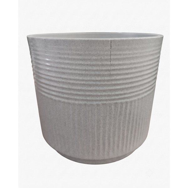 Keramický květináč Nara – gray clay, 16 x 14 cm - 2. jakost