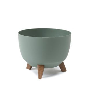 Plastová mísa Roma 330 mm, šedozelená