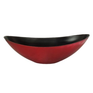 Červená plastová lodička 39 × 12 × 13 cm
