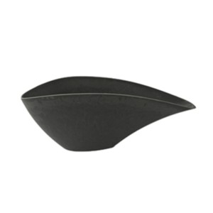 Plastová lodička 33,6 × 13,6 × 13 cm - temně šedá
