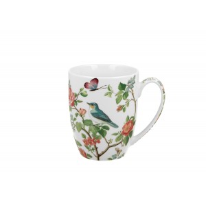 Porcelánový hrnek 350 ml v dárkové krabičce PTÁCI NA VĚTVI 