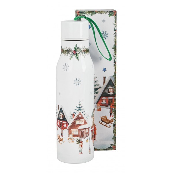 Termoláhev CHRISTMAS VILLAGE 500 ml z nerezové oceli