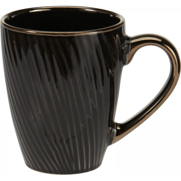 Kameninový hrnek D 370 ml - černý