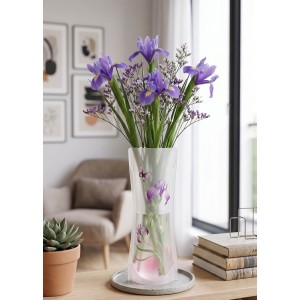 Skládací plastová váza střední – Iris, 28 cm
