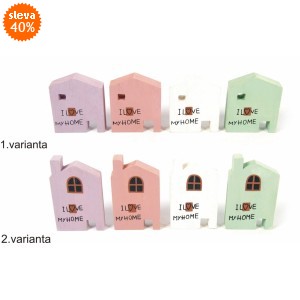 Dekorační domečky balení 4 ks