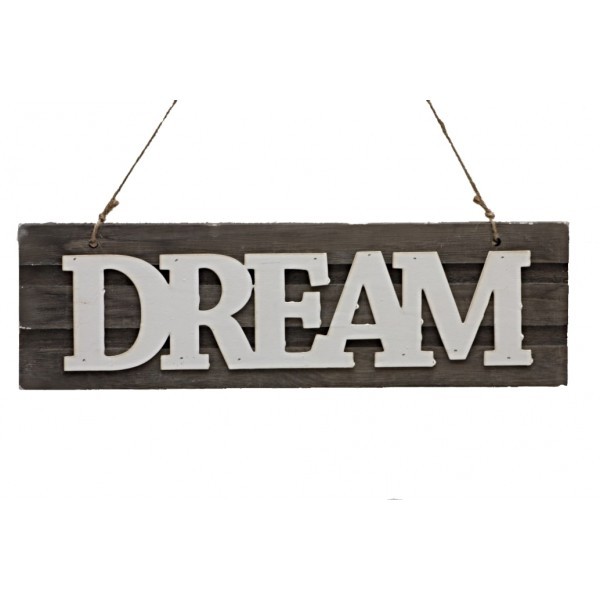 Dřevěná cedulka DREAM