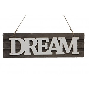 Dřevěná cedulka DREAM